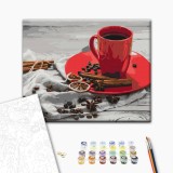 Картина по номерам - Кофе с кардамоном