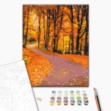 Картина за номерами - Осінній парк