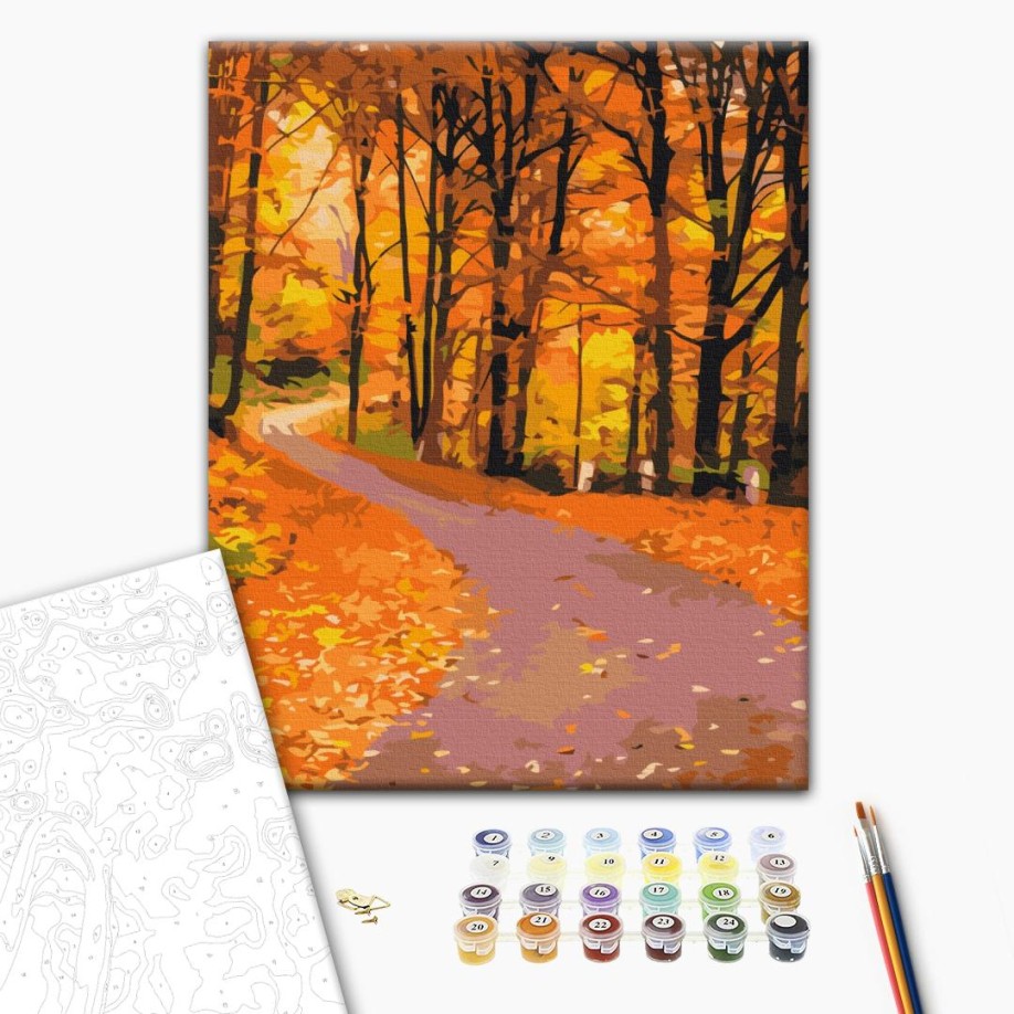 Картина за номерами - Осінній парк