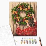 Картина за номерами - Святковий декор © Mykhailyshyna Daria