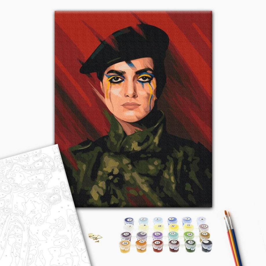 Картина по номерам - Сила Украины ©Полина Скурихина