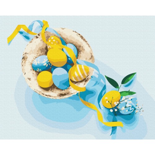 Картина за номерами - Український Великдень