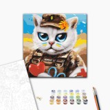 Картина по номерам - Котик врач ©Марианна Пащук