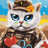 Картина по номерам - Котик врач ©Марианна Пащук
