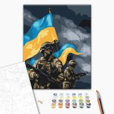 Картина за номерами - ЗСУ © Ольга Бочулинська