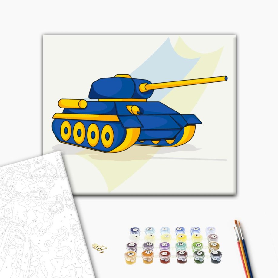 Картина по номерам - Украинский танк