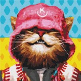Картина за номерами - Котик Kalush ©Маріанна Пащук