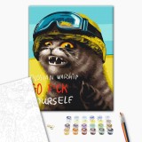 Картина за номерами - Котик напрямком для корабля ©Маріанна Пащук