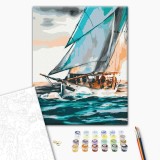 Картина за номерами - Морська подорож ©Понамарчук Ірина