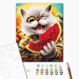 Картина за номерами - Котик в Херсоні ©Маріанна Пащук