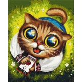 Картина по номерам - Котик из ПВО ©Марианна Пащук