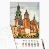 Картина за номерами - Вавельський замок в Кракові
