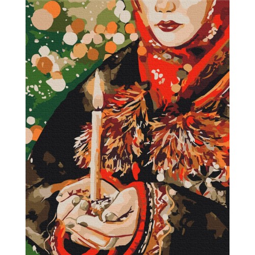 Картина по номерам - Рождественская свеча © Карина Зимина