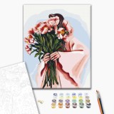 Картина по номерам - Весенний образ © Alla Berezovska