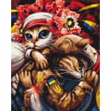Картина по номерам - Киця Берегиня ©Маріанна Пащук