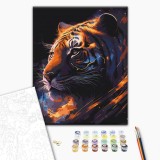 Картина за номерами - Тигр Зодіак