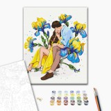 Картина по номерам - Квітуче кохання ©Alla Berezovska