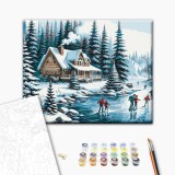 Картина за номерами - Зимові канікули