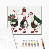 Картина за номерами - Новорічна метушня © ANNART