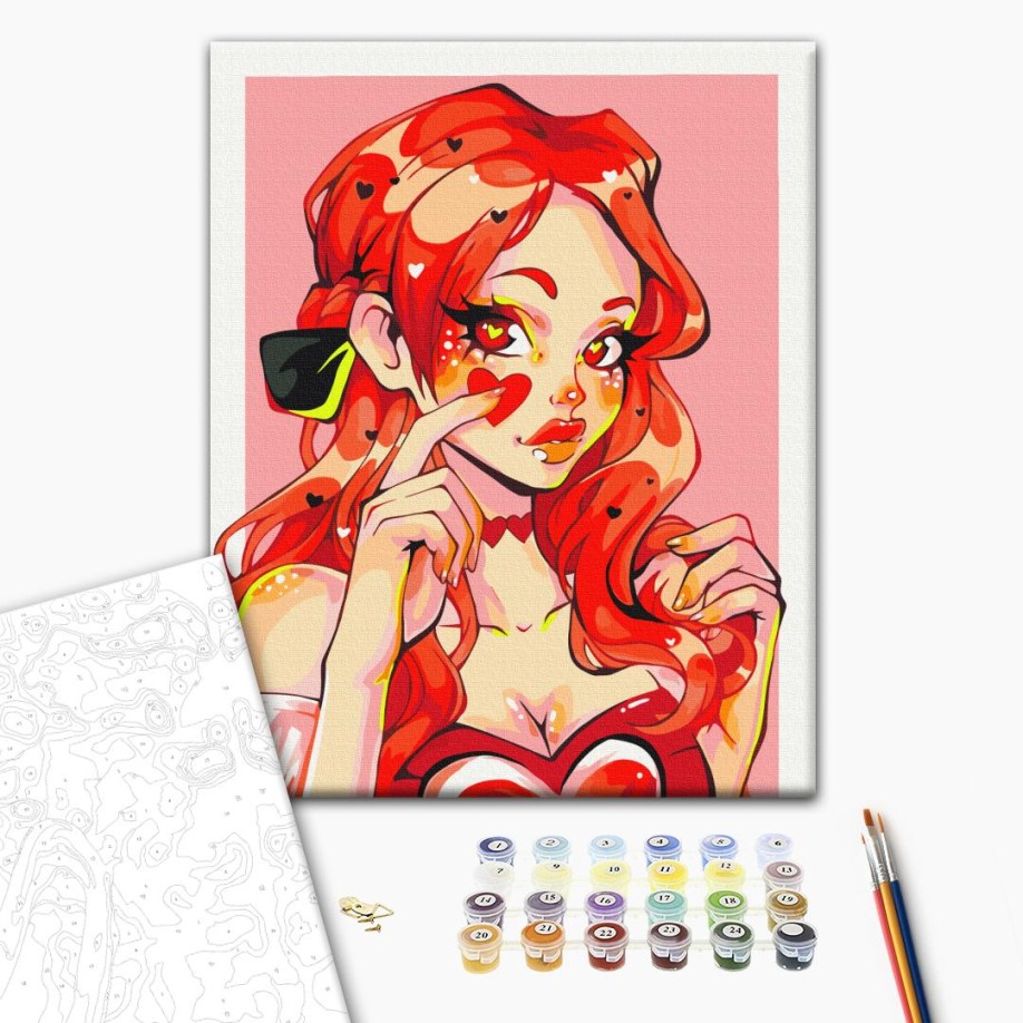 Картина за номерами - Валентинка @ nila_art_art