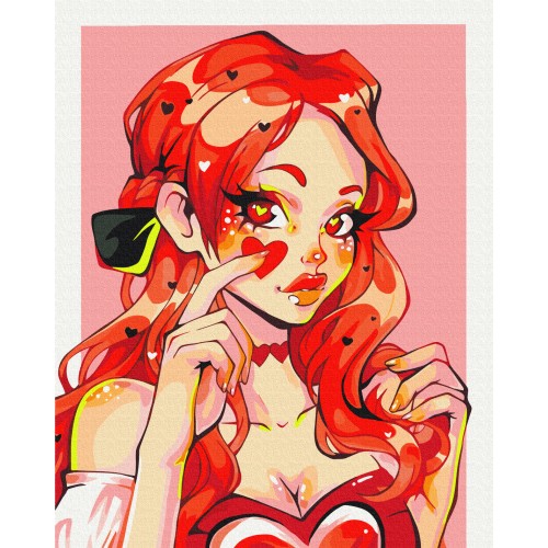Картина за номерами - Валентинка @ nila_art_art