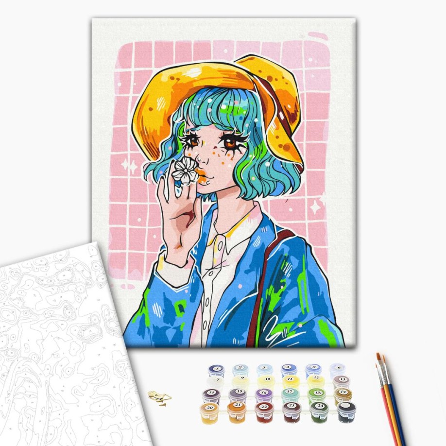 Картина за номерами - Мрійниця @ nila_art_ar