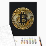 Картина по номерам - Биткоин