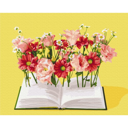 Картина по номерам - Книга на родном языке © Halyna Vitiuk