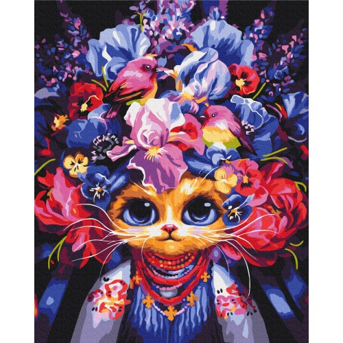 Картина по номерам - Летняя кошка © Марианна Пащук