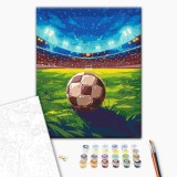 Картина за номерами - Футбольний матч