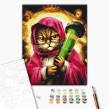 Картина по номерам - Санта Котия ©Марианна Пащук