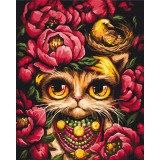 Картина по номерам - Грустная Киця © Марианна Пащук