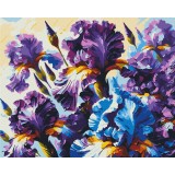 Картина по номерам - Душистые ирисы © Олег Лобурак