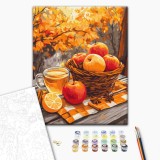 Картина за номерами - Яблука з корицею