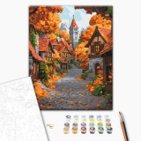Картина за номерами - Жовтневе містечко