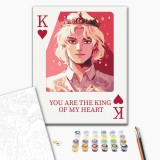 Картина за номерами - Король сердець