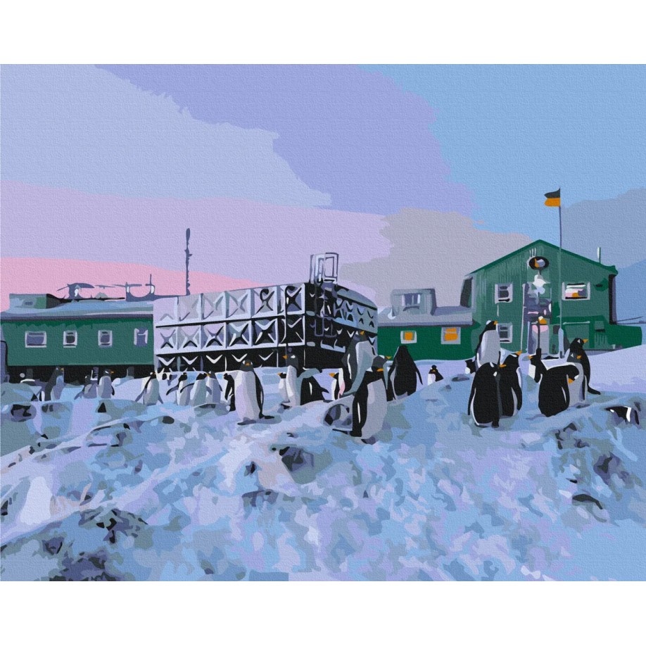 Картина за номерами "Vernadsky Research Base © Оксана Савенко" BS54271 40×50 см