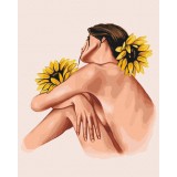 Картина по номерам - Объятия подсолнухов ©Alla Berezovska