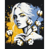 Картина за номерами - Квітка сили © Анна Грицюк