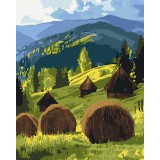 Картина за номерами - Сонце над полониною