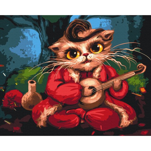 Картина по номерам - Кот Мамай © Марианна Пащук