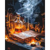 Картина за номерами - Зілля та книги заклинань