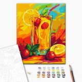 Картина за номерами - Фруктовий коктейль