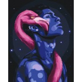 Картина по номерам - Фламинго © Соломия Ковальчук