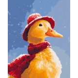 Картина за номерами - Зимова качечка