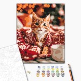 Картина за номерами - Муркотіння Різдва
