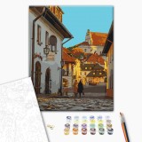 Картина за номерами - Вуличка старого міста