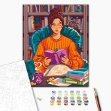 Картина за номерами "Читаю заради розпусти © VIVAT" BS54560 40×50 см