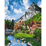 Картина за номерами "Незабутній пейзаж" BS57034 40×50 см