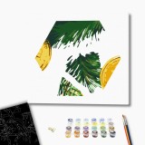 Картина за номерами "Шестикутна змія 1" BSB0001Y 40×40 см